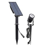 ibasenice Solar Lawn Lamp LED Lighting Tool Warm Light 3000k Waterproof In-ground Landscape Light Garden Decorative Outdoor Ground Plug for Patio Lawn