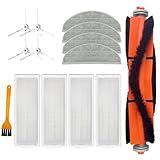 CashMuch Kit de accesorios para robot aspirador Redroad G10 Alpha 3 VXVC25 con cepillo principal, cepillos laterales, paños de fregona, herramienta de limpieza de filtros