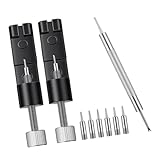 APLVFFZH Kit di strumenti per la rimozione delle maglie dell'orologio con 6 perni extra Comodo Pratico Regolatore facile da usare Manutenzione
