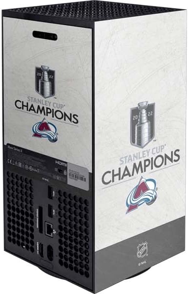 Skinit Decal Gaming Skin Compatible with Xbox Series X Console - Officially Licensed NHL 2022 Stanley Cup Champions Avalanche Design
