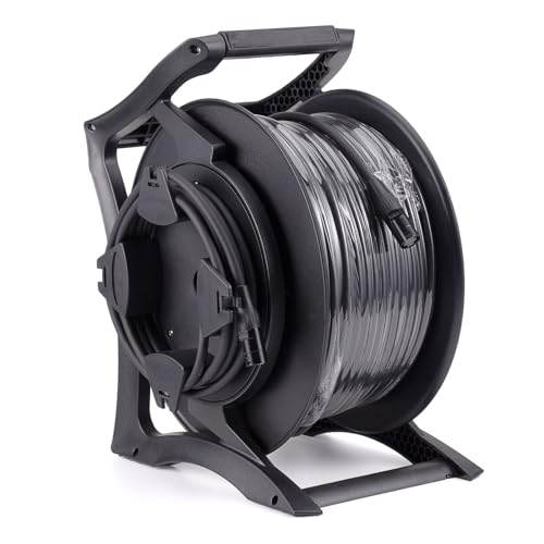 Câble Ethernet blindé CAT6 avec connecteurs converta-shell et bobine intégrée