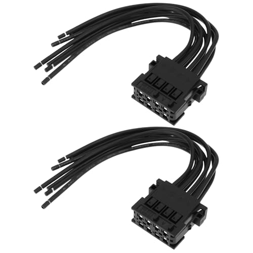 VGOL Arnés de Luces Traseras de Coche de 2 Piezas de 8 Pines 1254633107 Compatible con BMW 3 E46