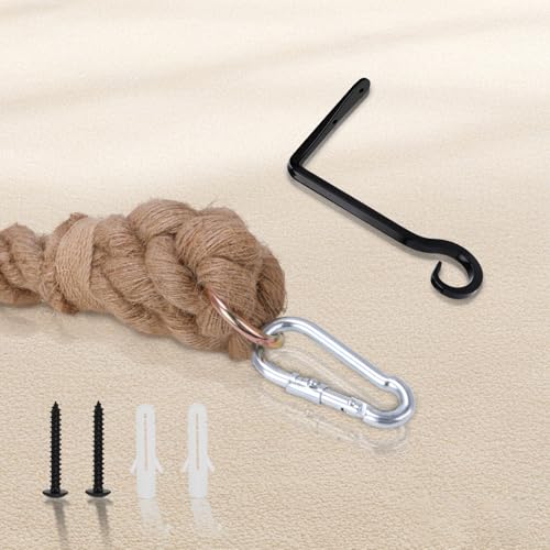 Cuerda de Escalada para Gatos de Yute Natural con Ganchos miniatura 5