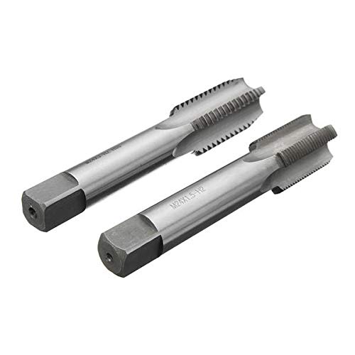 SBRMART M24 Metric Tap M24x1.5/3.0 High Speed Steel Plug Tap Machine