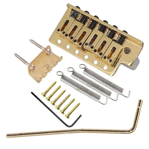 Gold Left-Handed Guitar Lefty Tremolo Bridge System For Strat Electric Guitar
