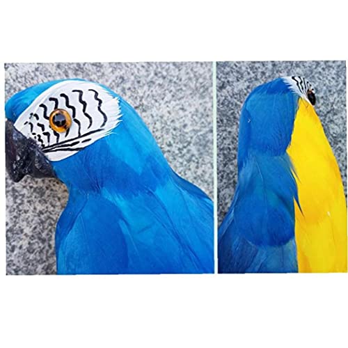 Perroquet artificiel coloré oiseau de simulation décoratif pour maison et jardin - 3