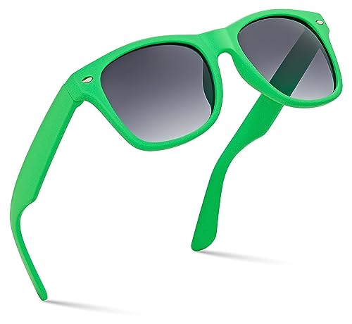 Retro Rewind Kids Sunglasses for Boys Girls Age 3-12 - Shatterproof Rubberized Frame UV400 Toddler Children Sun Glasses