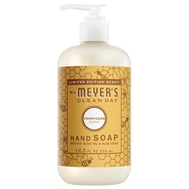 Mrs. MEYER\'S CLEAN DAY Liquid Hand Soap Variety Pack 12.5 OZ Each, 3 Count (Geranium + Honeysuckle + Rosemary)