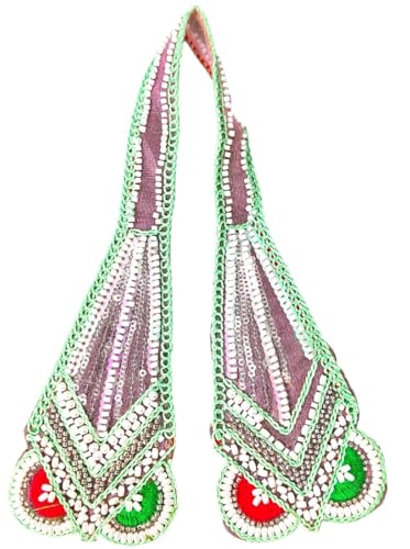Image of Partish Laddu Gopal Heavy Dress for Janmashtmi with Mukut and Patka l Ladoo Gopal Dress l Bal Gopal l Kanha Ji Thakur Ji Heavy Dress (Size 4, Pink)