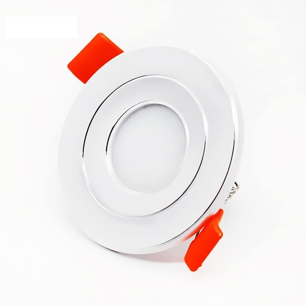 HynJGih LED Disk Light, Round Ceiling Panel Light 3W 3000K/4000K/6000K Selectable LED Recessed Ceiling Light for Background Lights(A,4000K)