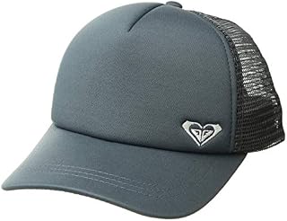 Roxy Women's Finishline Trucker Hat, Turbulence/White, 1SZ