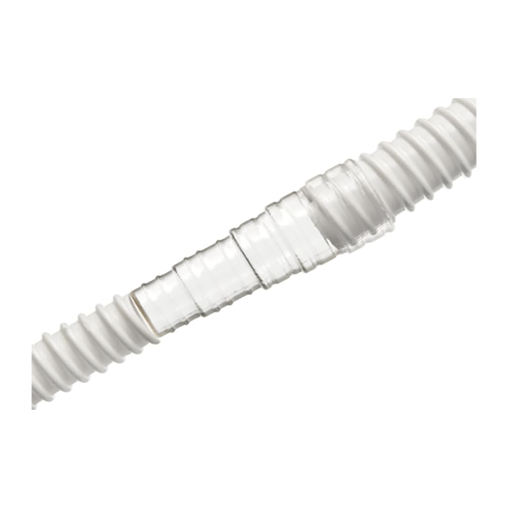 Raccord linéaire adaptateur PVC transparent pour tube d'évacuation de condensat diamètre 16. 18 et 20 Réf 0023GL