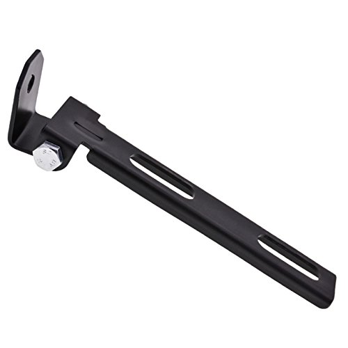 Natgic Universal Black Leather Motorcycle Solo Seat Cushion With Spring Mounting Bracket Kit For Harley Kawasaki Sportster Cruiser Chopper Honda Yamaha #TOP5