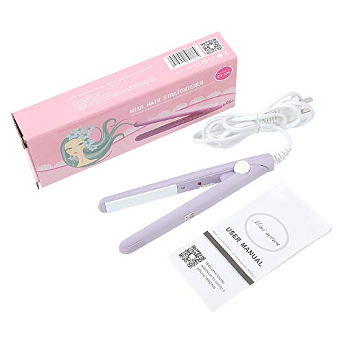 Mini plancha alisadora 2 en 1 portátil violeta miniatura 1