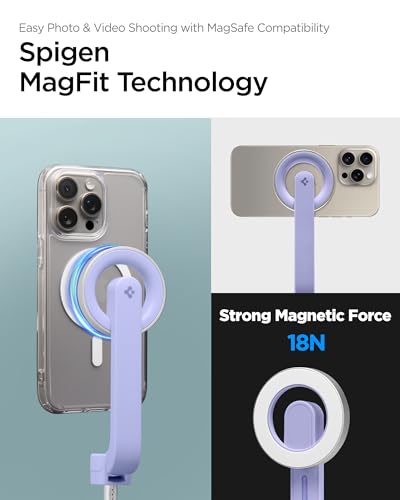 Perche à selfie trépied Magsafe pour iPhone, Samsung Galaxy, Xiaomi et Google Pixel extensible