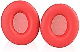 Koffmon Solo 1.0 Earpads Replacement Ear Pad Cushions Cover Compatible with Monster Beats by Dr.Dre Solo 1.0 Solo HD Wired On-Ear Headphones (Red)