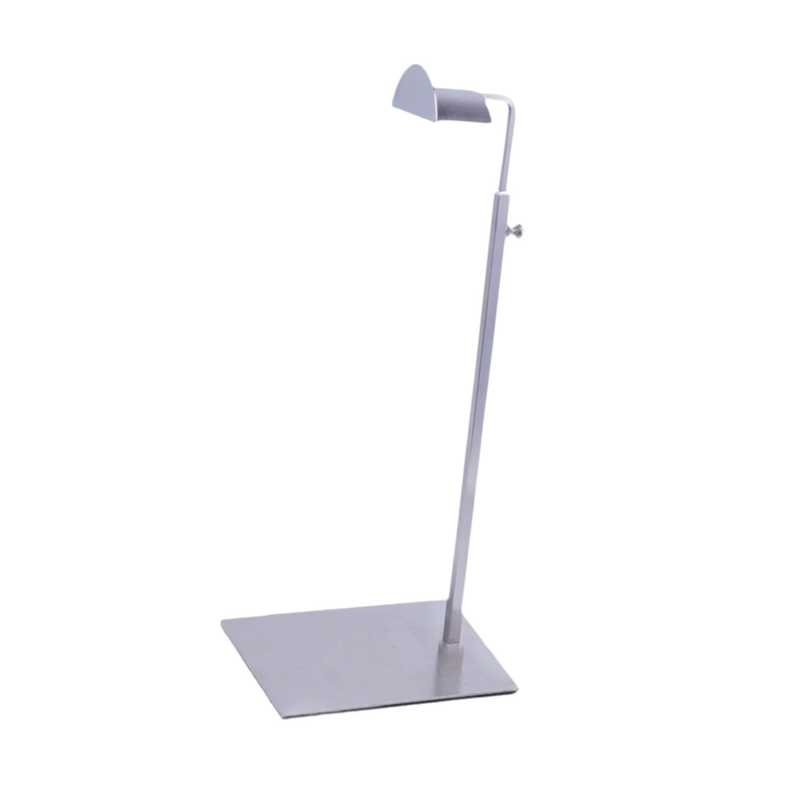 UGPLM Handbag Rack Tabletop Handbag Purse Display Stand for Retail Store Shopping Mall, Silver Brushed, Long