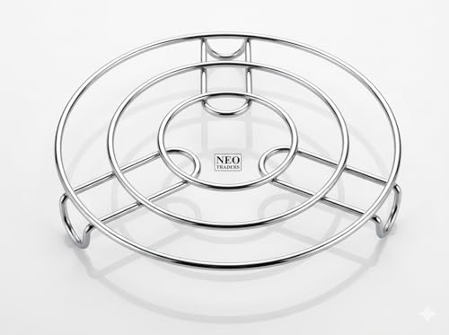 Image of Neo Traders Steel High Baking Rack Cake Drying Stand for Pastry Bread Cookies Cooling Grid Tray (Low)