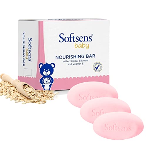 Softsens Baby Nourishing Soap Bar Enriched with Colloidal Oatmeal,...