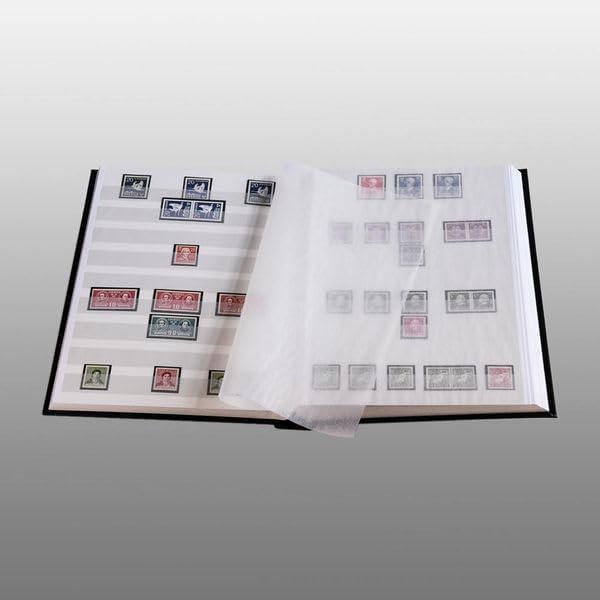 Prophila Collection Stamp Design Slip-In Book Stamp Album with 64 White Pages
