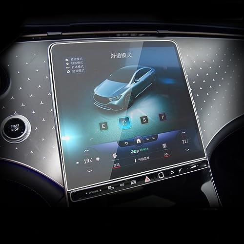 Film de verre trempé Mercedes EQE 2022 pour écran central LCD