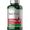 Beet-Root-Powder-Capsules-1500mg-250-Pills-Herbal-Extract-Gluten-Free-Non-GMO-Supplement-by-Horbaach Beet Root Powder Capsules | 220 Pills | Herbal Extract | Non-GMO, Gluten Free, and DNA Tested Supplement | by Horbaach