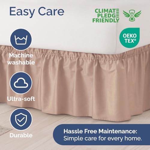 Cache-sommier facile à installer pour cacher le dessous du grand lit - 7