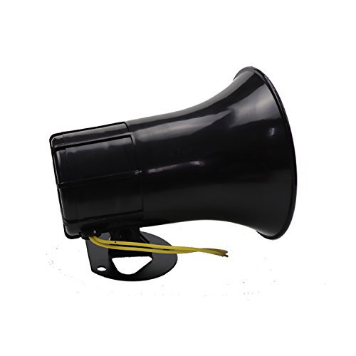 YHAAVALE 50W Car Police Siren Speaker,3 Tone Sound,DV12V,Volume Adjustment,Car Horn Vehicle Horn With Mic Loudspeaker Emergency Electronic PA System