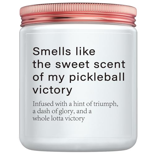 Cadeau anniversaire pickleball : bougie amusante pour joueur