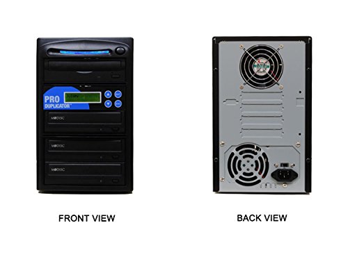 Image of Produplicator 1 to 3 M-Disc Support CD DVD Duplicator Bundle with 1 Pack M-DISC DVD (Up to 24X DVD Burn Speed, Standalone Duplication Tower)