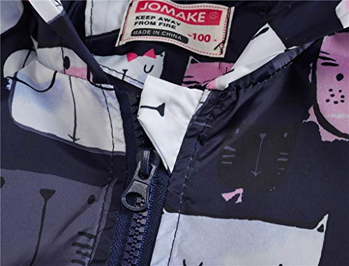 CsgrFagr Casaco com capuz para primavera infantil bebê meninas meninos desenho animado gato carro pr