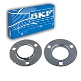 SKF Adapter Bearing Housing Flange Mount Stamping Relubricatable Pressed Seal Pillow Block Style Rugged Steel for Output Shafts, Farming Equipment, Industrial or Marine - 62MS
