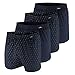 Produktbild Götzburg Weite Herren Boxershorts im 4er Pack (Navy Gemustert, 3XL)