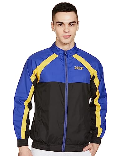 Image of The Indian Garage Co Men Regular Fit Colorblocked Wind Cheater