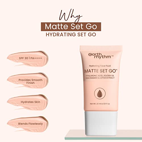 Earth Rhythm Matte Set Go Foundation with SPF 30, Pa++++, Doughy Drawn, 30 ml (Pack of 1) - Image 3