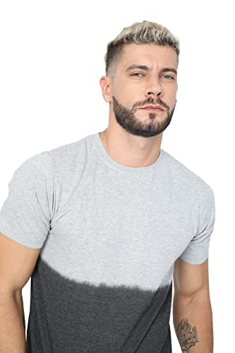 Image of fanideaz Mens Cotton Half Sleeve Striped Round Neck T Shirt