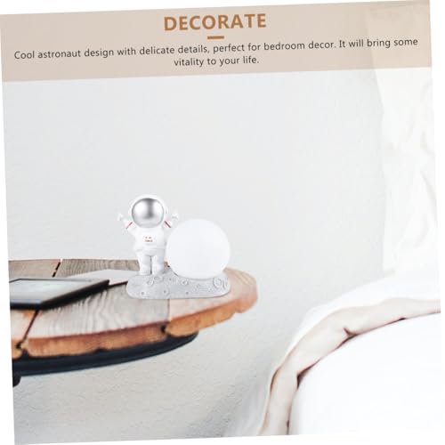 Lámpara de Mesa Astronauta Decorativa de Resina miniatura 7