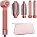 HITTIONA Airstyler 5 in 1 mit Auto Lockenstab, und High Speed Ionen Föhn, Hairstyler für Schnelltrocknend, Keine Hitzeschäden, Flauschige Locken & Seidiges Haar, mit Reisetasche