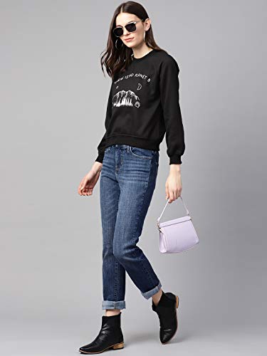 Image of pluss Women's Fleece Round Neck Sweatshirt