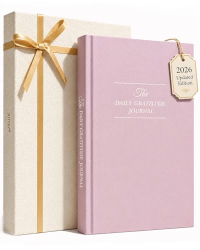 Journal de gratitude 2026 quotidien non daté avec coffret cadeau pour réflexion et pleine conscience