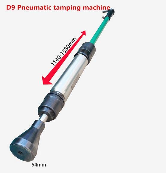 Jieotwice D9 Pneumatic Tamping Machine Earth Sand Rammer Tamper Hammer Sander Air Hammer Sledgehammer Pneumatic Tool Stroke 120MM