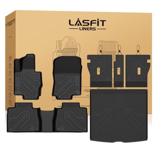 Image of LASFIT Floor & Cargo Mats with Seatback for Mercedes Benz GLE 2020-2026
