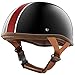 Beteammer Aperto Caschi da Moto Portatile, Jet Casco Scodella ECE Omologato, retrò Motociclo Aperto Faccia Casco Scooter Casco per Moto Adult Donna Uomo (54-61cm)