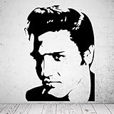wandtattoo elvis presley Dekoratives Element: Das Elvis-Motiv verleiht jedem Raum einen besonderen Akzent und ist ein Blickfang für Fans und Musikliebhaber.
