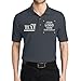Custom Embroidered Polo Shirts for Men Personalized Embroidery Text Logo Name Company Steel Grey