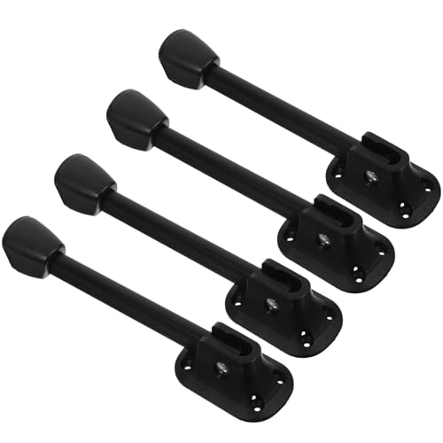 Pieds de table pliables fer noir pour extension bureau et table basse
