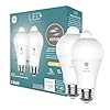 GE LED+ Motion Sensor LED Light Bulbs, 12W, Outdoor Security Lights, A21, Warm White (2 Pack)