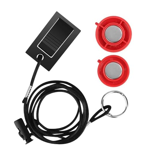 EEEKit Chave de segurança magnética universal de esteira para todas as esteiras NordicTrack, Proform, Imagem, Weslo, Reebok, épica, Golds Gym, Freemoção e Healthrider (preto e vermelho)