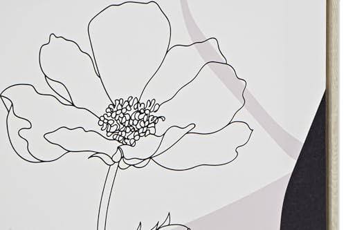Lienzo flor abstracto 40x50 cm tableau moderne finitions premium - 4