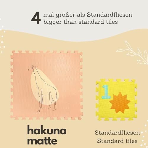 Hakuna Matte Stylische Puzzlematte Baby 180 x 120 cm, Dschungel – Ansicht 4